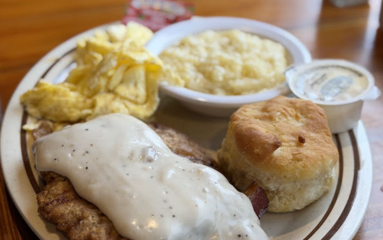 Bob's Downtown Restaurant signature dishes Mr. B’s Country Fried Steak & EggsAmy’s Build Your Own OmeletBig Al’s Breakfast